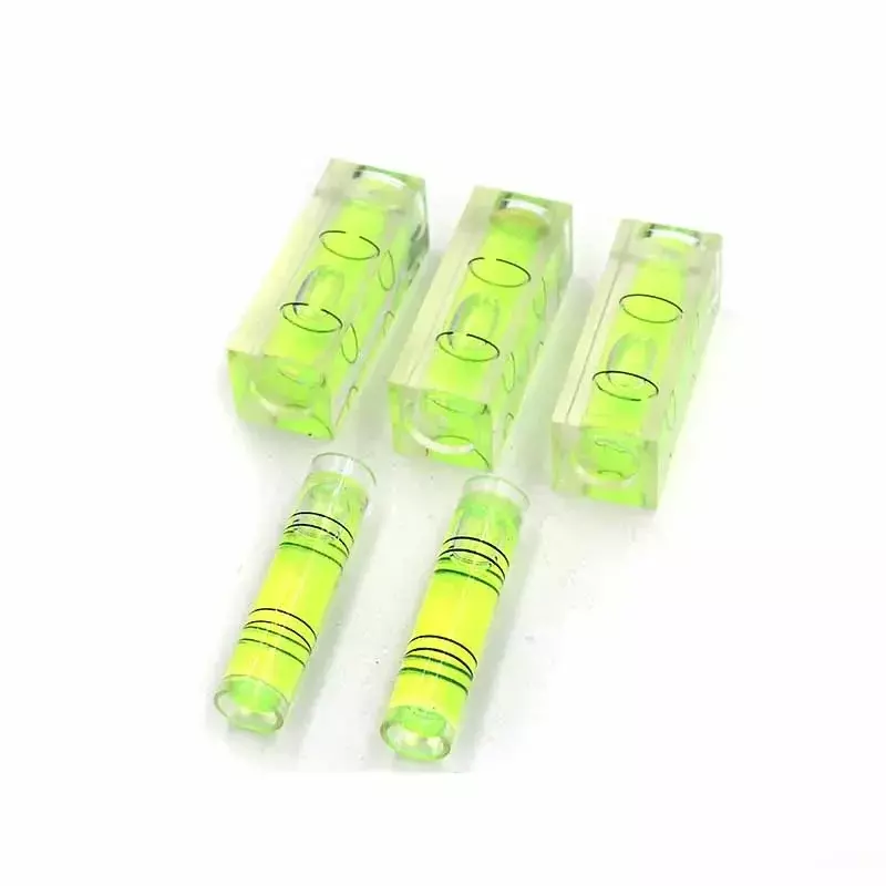 1 Pc Mini Bubble level Square/cylindrical Pocket Leveling Tool Water vials meter small-scale level measurement instrument