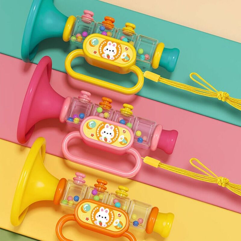 Eltern-Kind-Spielzeug Anti-Kratzer Kaninchen Spielzeug Musik instrument Kinder Trompete Spielzeug Musik Erleuchtung Spielzeug Früher ziehung Spielzeug