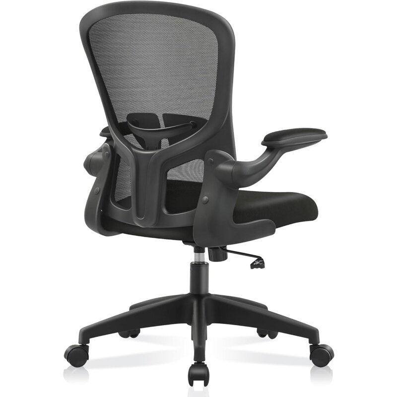 Офисные стулья, эргономичный компьютерный стол с колесами, Регулируемая поясничная опора и высота, поворотные компьютерные офисные стулья