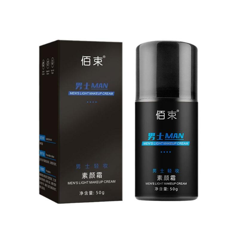 Crema facial hidratante para hombres, tono de piel brillante, reafirmante hialurónica, antiarrugas, Control de aceite de día, crema de elevación, ácido L8Q1, 50g