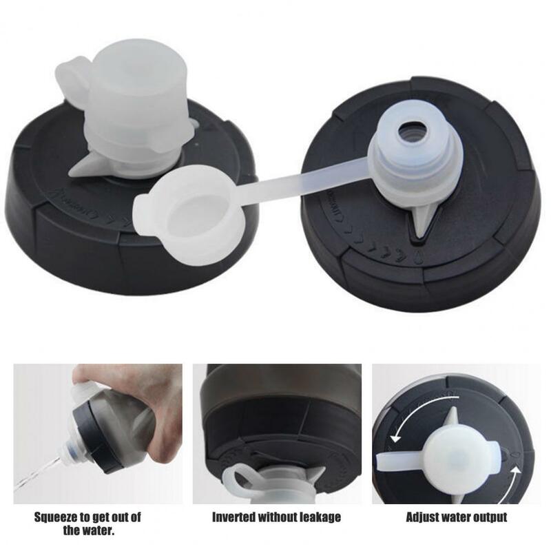 Standard Dust Cover Dustproof Silicone Water Bottle Mud Caps Bpa-free Heat-resistant Sealing for Good Protection 2pcs Food Grade