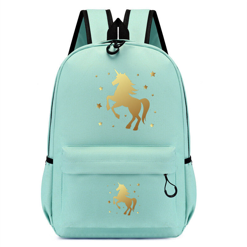 Nowy koń plecak Anime kreskówka modne torby szkolne Kawaii dzieci plecak podróżny plecak podróżny śliczne torby modny plecak