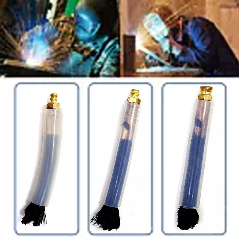 M6 M8 M10 Thread Fibre Weld Cleaning Brush Passivate Polish Welds For TIG MIG Weld Cleaning Brush High Temperature Resistance
