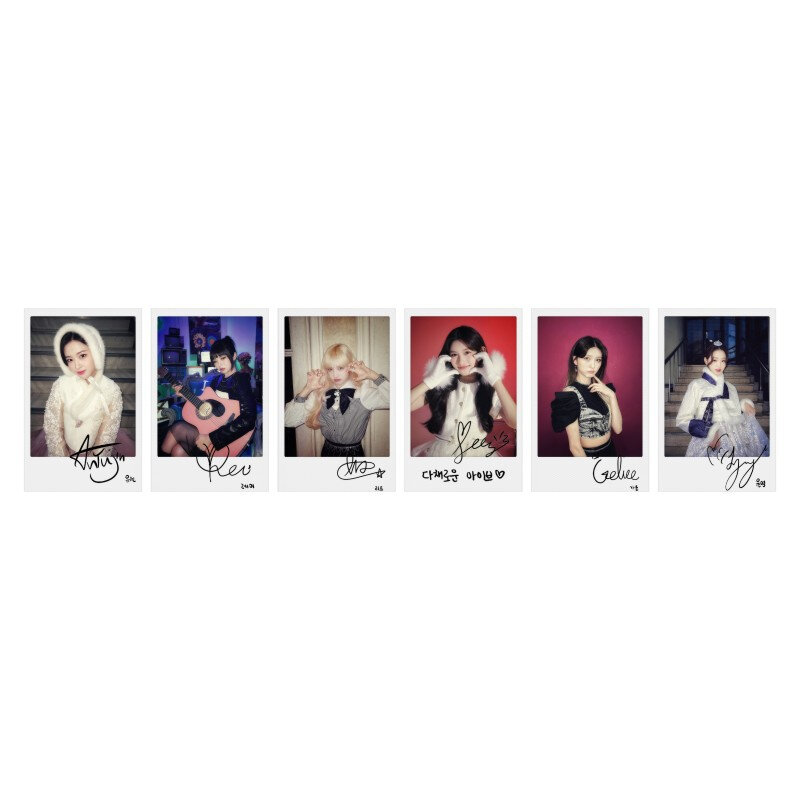 6 Teile/satz KPOP IVE Album Foto Karte LIZ Gaeul Yujin Leeseo Wonyoung Mitglied doppelseitige Lomo Karte Postkarte Fans colllectible B7