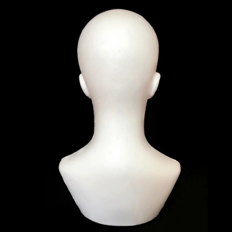 Мужской манекен-голова из пенопласта, модель с подставкой для шарфа