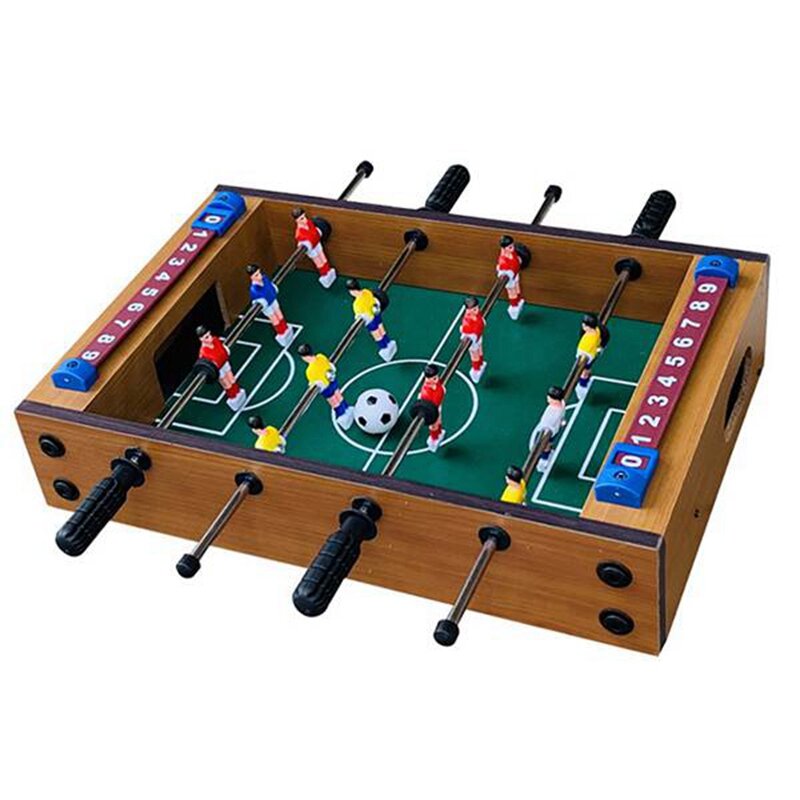 Children's Table Football Table Wooden Tabletop Educational Toys Table Football Set Camping Essential