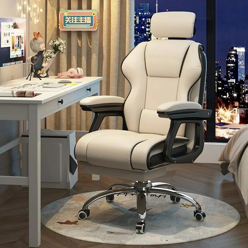 Electric Competition Chair Home Computer Comfortable Sedentary Game Sofa  Study Office Armchair Live Lift  Desk Furniture