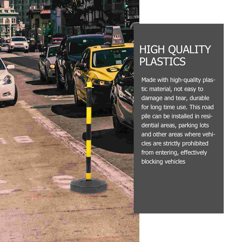 Isolation Bollard Safety Parking Orange Parking Bollards Can Move Plastic Crossing Sign Water-fillable Warning Pile Dot