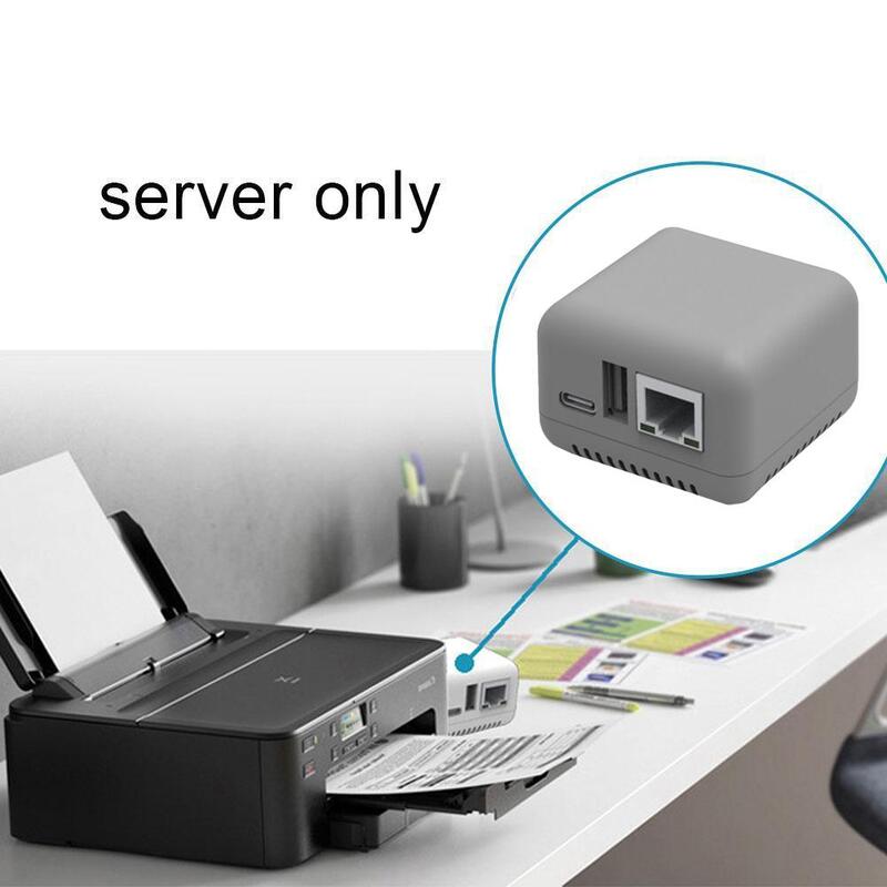 ฮอตมินิ NP330เครือข่าย USB 2.0เซิร์ฟเวอร์การพิมพ์แบบไร้สาย (เครือข่าย/WiFi/BT/WIFI รุ่นพิมพ์คลาวด์)