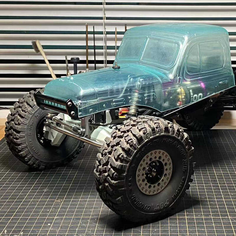 Optimum Approach Angle LCG Rock Crawler Builder's Front Bumper for 1/10 RC Gspeed Chassis Dodge Power Wagon Cliffhanger Body