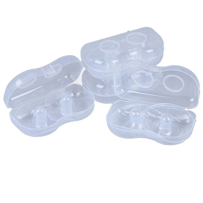 Protectores de silicona para pezones, cubierta protectora para lactancia materna