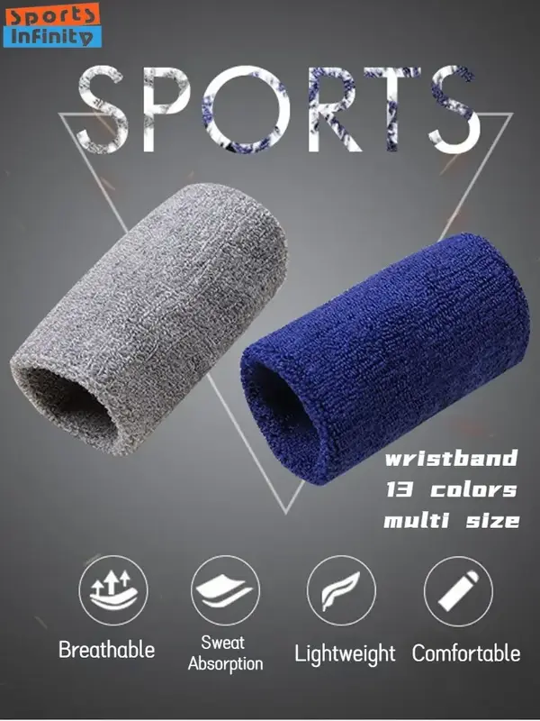 1pc Sports Wristband L XL Sweatband Hand Band Sweat Wrist Support Brace Wrap Guards per palestra pallavolo basket Tennis estate