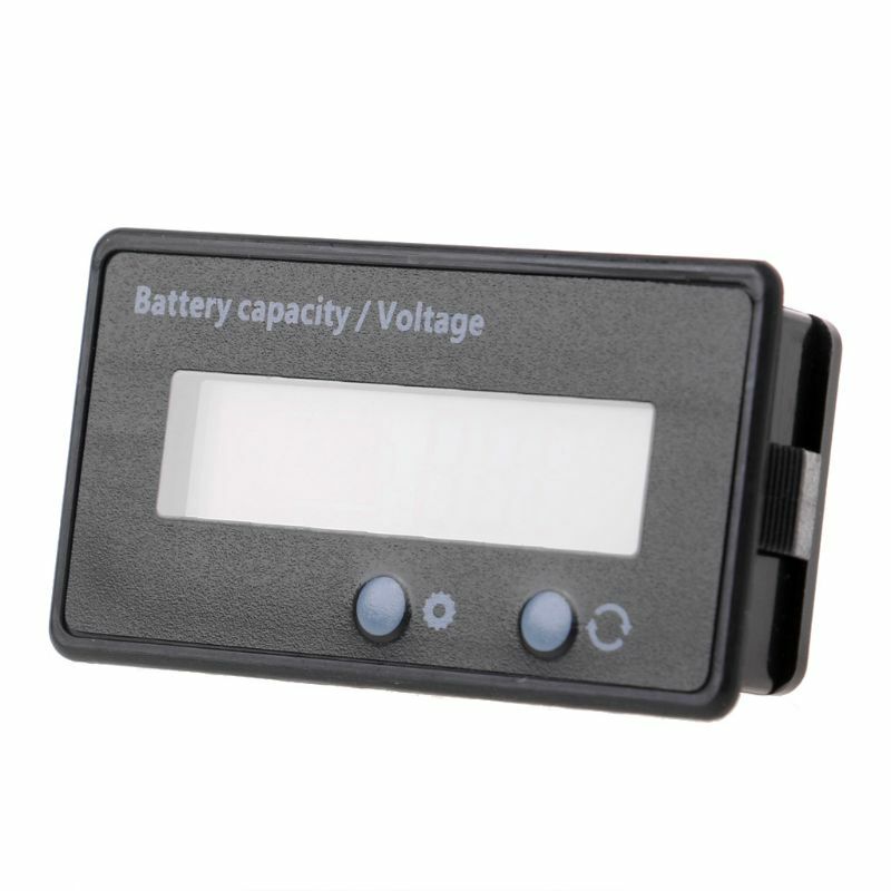 Indicador da bateria acidificada chumbo 12V/24V/36V/48V com display LCD preciso DropShipping