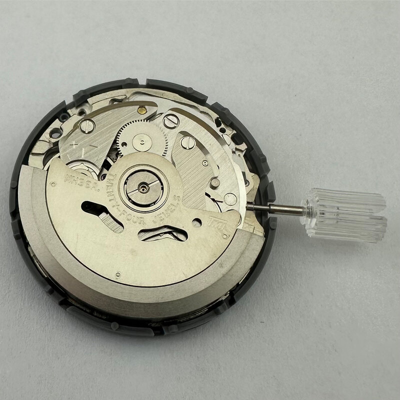 Nh36a mechanisches Uhrwerk hochpräziser schwarzer Kalender in chinesischen und englischen 3-Uhr-Kronenuhrwerk Ersatzteilen
