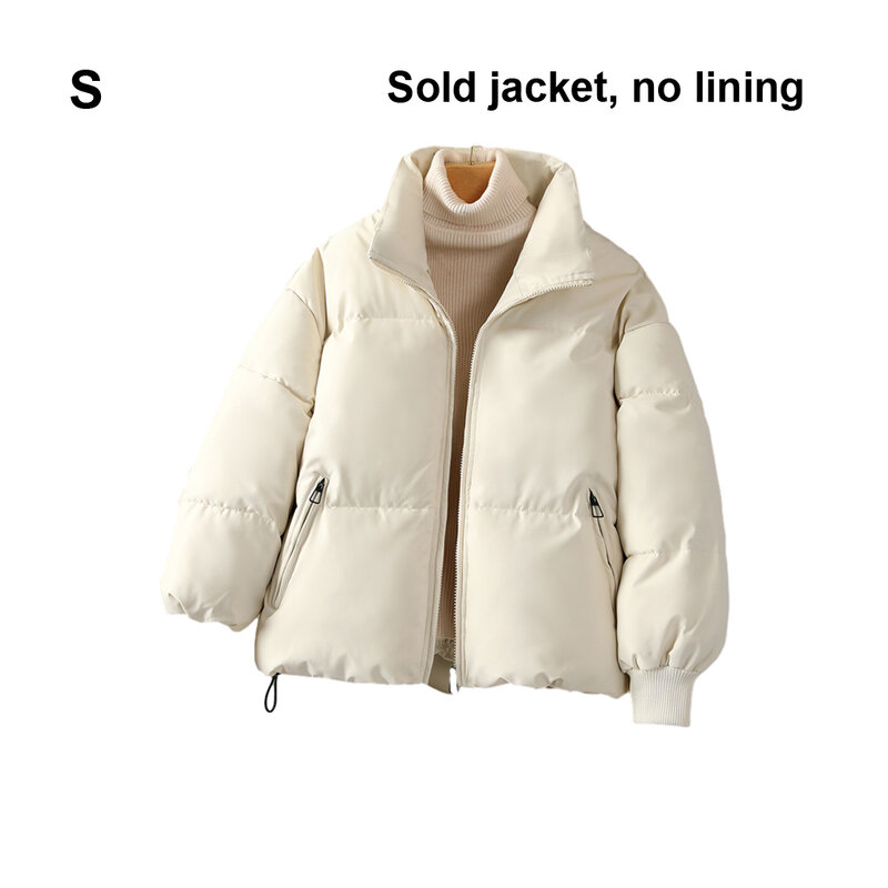 Jaqueta acolchoada Puffer para mulheres, jaqueta grossa, elegante e elegante, final calorosa, inverno