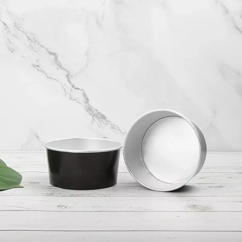 Customized productCustom LOGO Printed Takeaway Disposable Aluminium-foil Paper Bowl