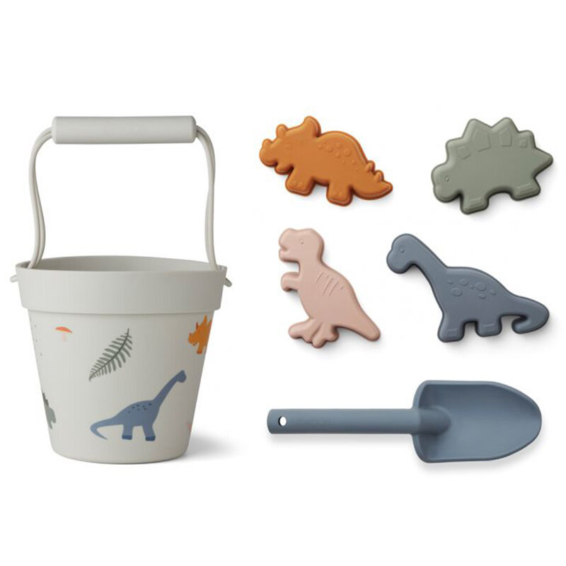 Children Summer Toys With Cute Animal Model Ins Seaside Beach Toys Rubber Dune Sand Mold Tools Sets Baby Bath Toy Kids Swim Toy