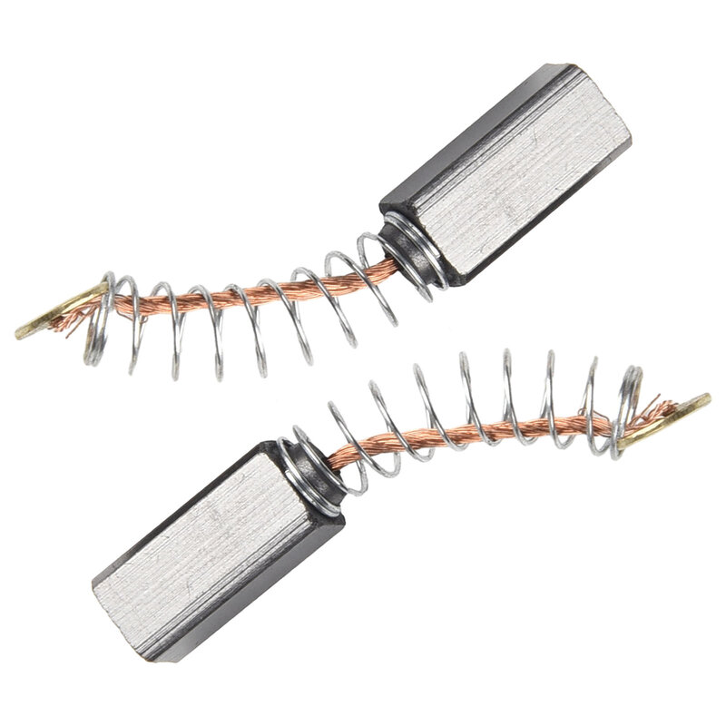 2pcs Carbon Brushes For Electric Motors 10x5x5mm Replacement Part For Electric Drills Power Tool Accessories