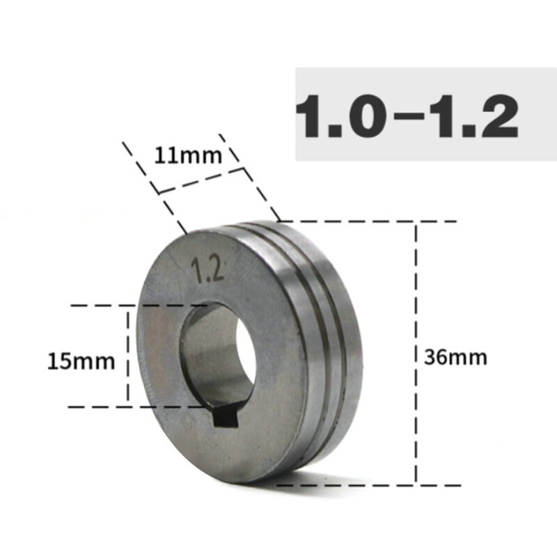 Guida della ruota motrice del rullo di alimentazione del filo del saldatore Mig robusto e durevole, in acciaio inossidabile, compatibile con saldatrici MIG Standard