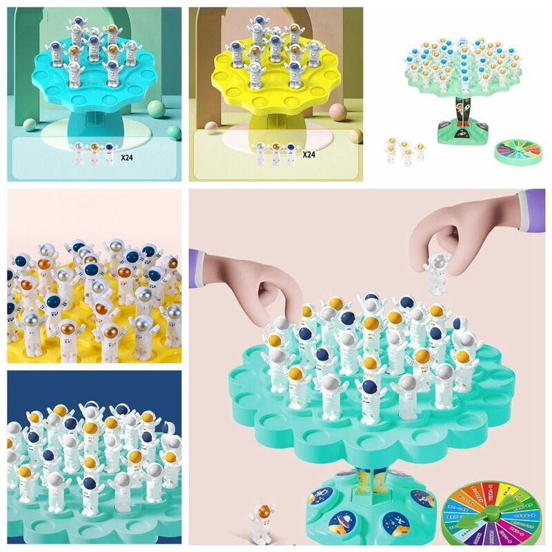 Conteggio albero astronauta equilibrio albero giocattolo interattivo Montessori genitore-figlio gioco da tavolo interattivo tendenza tempo libero