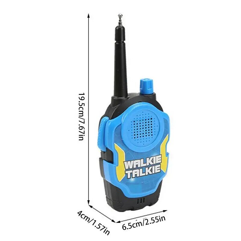 Handheld Walky Talky For Children 2Pcs Hand Held Radio Kid Toy Radio Boys & Girls Toys Age 3-12 For Indoor Outdoor Hiking