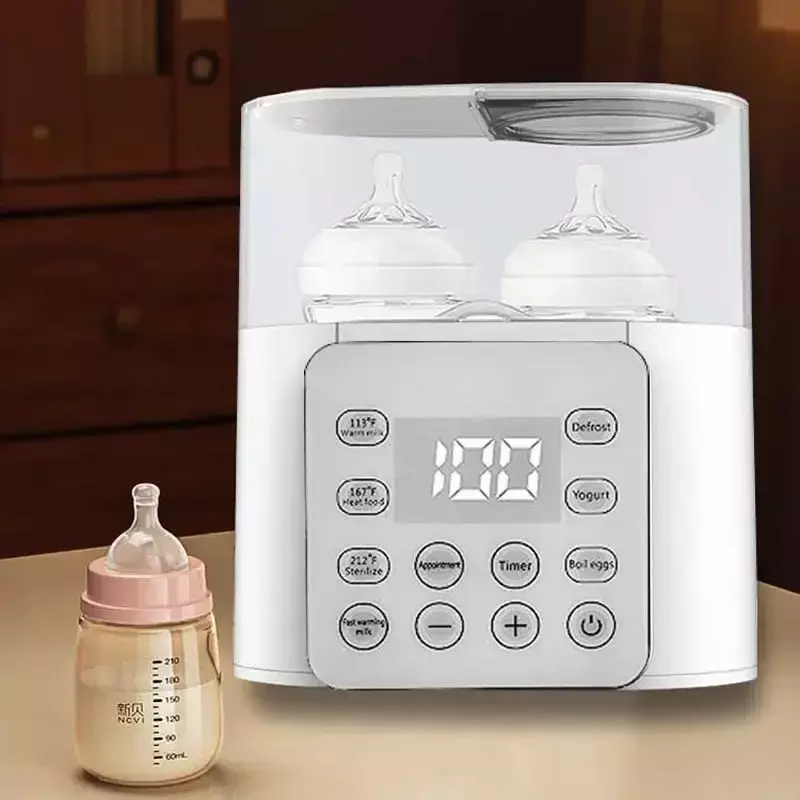 Aquecedores de mamadeira e esterilizadores para bebês, Aquecedor de leite e alimentos, Itens recém-nascidos, Acessórios Bottle Set, Aquecedor a vapor