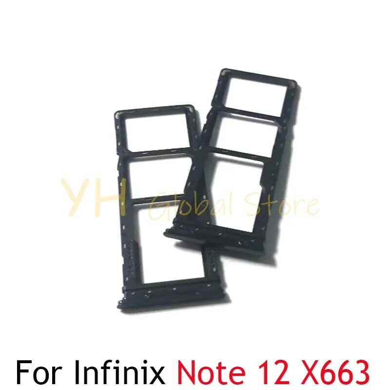 Per Infinix Note 11 12 G96 X663 X663B X663C X663D X670 Slot per schede Sim supporto per vassoio parti di riparazione della scheda Sim
