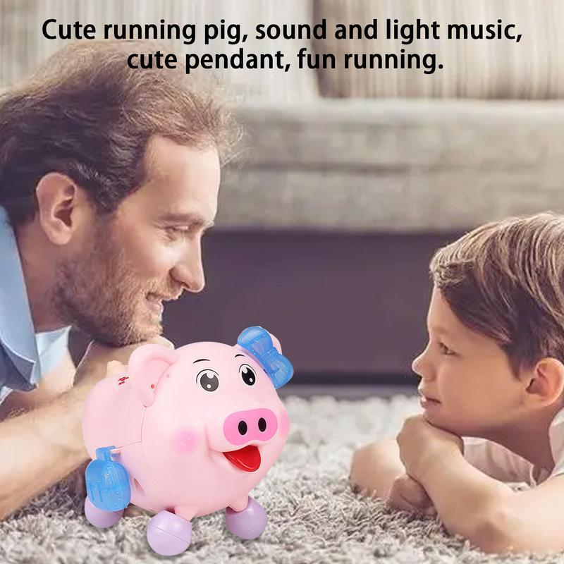 Mainan menari listrik, mainan babi menari musik lucu Twerking menari dengan musik yang dapat digunakan kembali
