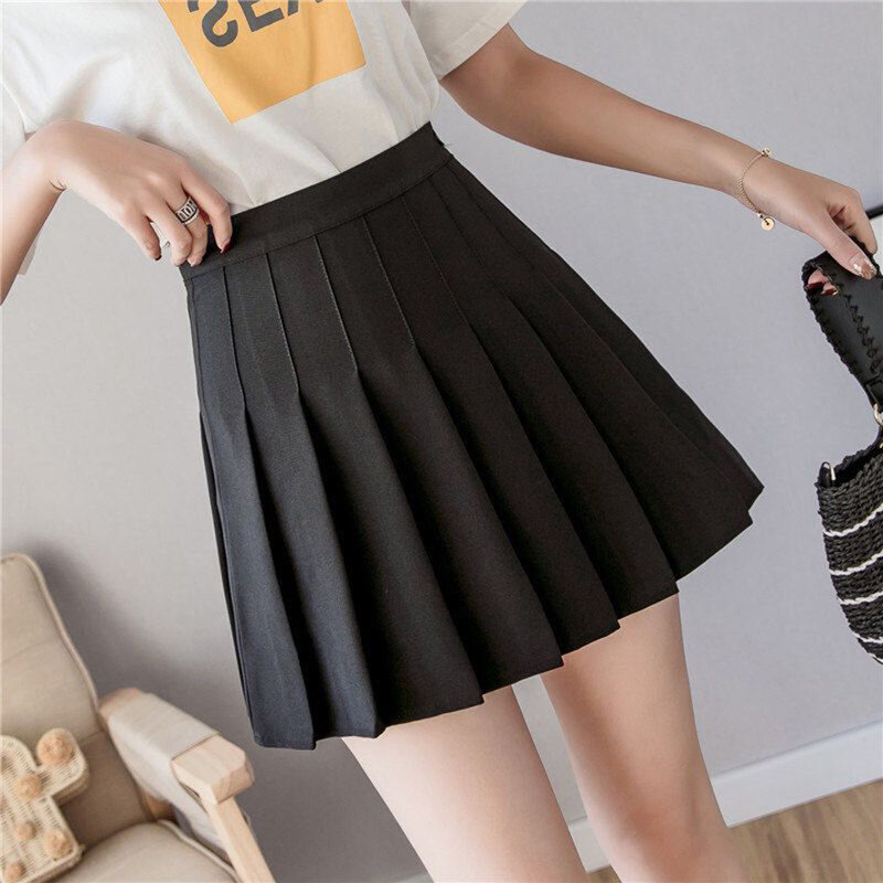 High Waist  Tennis Japanese School  Mini Skirts For Girls 2024 New Arrival Drop-shipping
