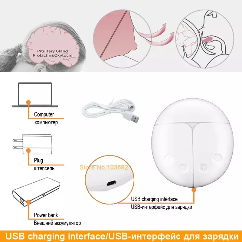Zimeitu สองเครื่องปั๊มนมไฟฟ้า S เครื่องดูดหัวนมอันทรงพลังเครื่องปั๊มนมไฟฟ้า USB พร้อมขวดนมทารกแผ่นร้อนเย็น nippl