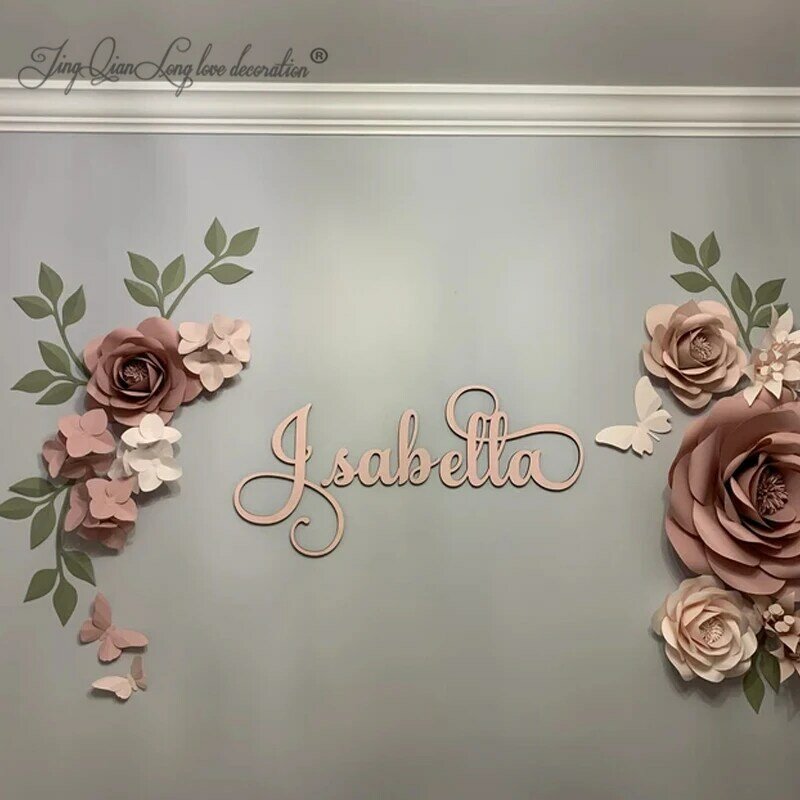 Wooden Name Sign Custom Name Sign Personalized Nursery Decor Wall Decor Name Sign for Nursery