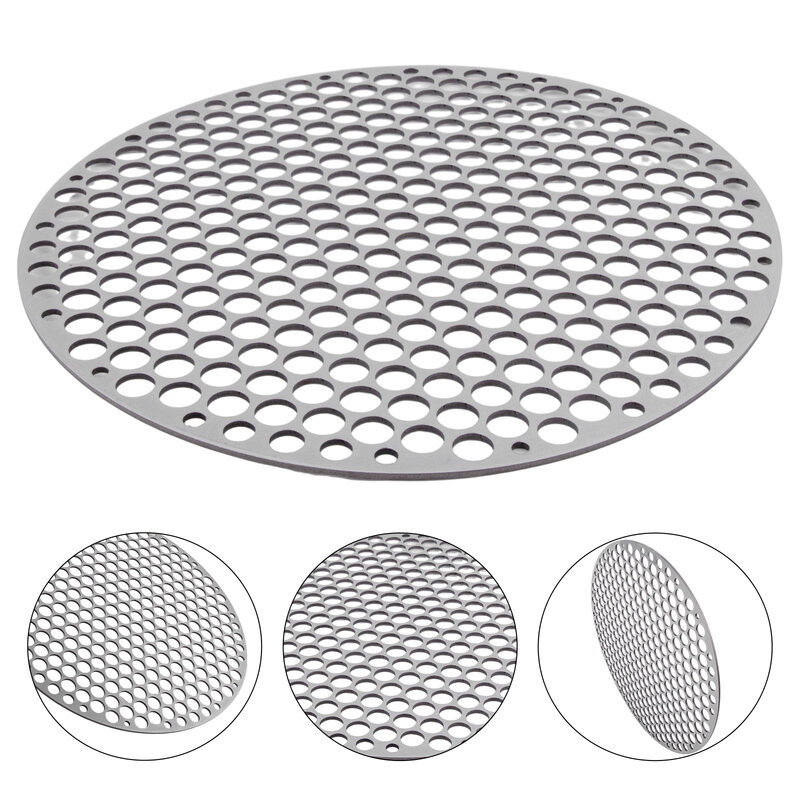Iron Mesh BBQ Mat Grid Outdoor Cooking Grill Net Barbecue Rack Grill Mesh Non-stick 304 Stainless Steel BBQ Net