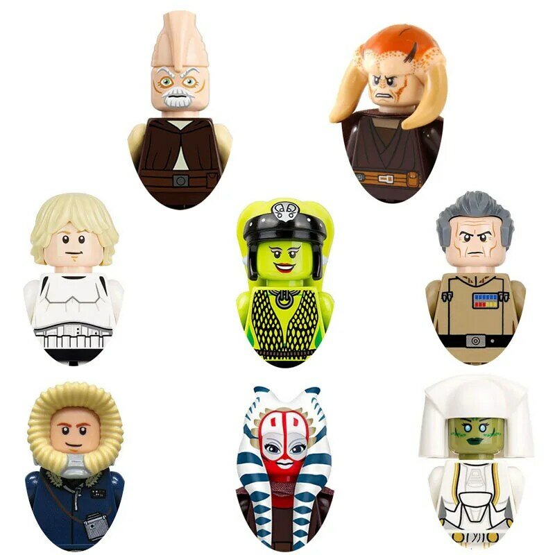 Blocos de Construção Star Wars para Menino, PG8051, Mini Robot Figure Toy, Boneca de Montagem, Presente de Aniversário, Brinquedos Quentes
