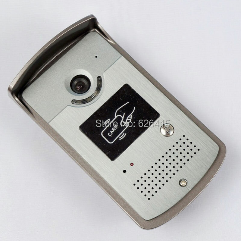 Videocitofono citofono 1 lettore di schede RFID videocamera campanello HD disponibile all'ingrosso