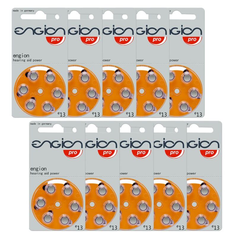 Engion  PRO Air-Zinc 13 / A13 / PR48  A13 13A 13 P13 PR48 1.45V Zinc Air Battery for CIC BTE Hearing Aids Sound Amplifier