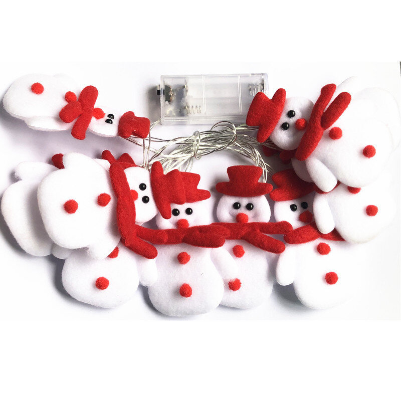 Marioneta de tela de felpa con forma de muñeco de nieve para decoración del hogar, accesorios de decoración de fiesta familiar, alce, Papá Noel, 1,5 M