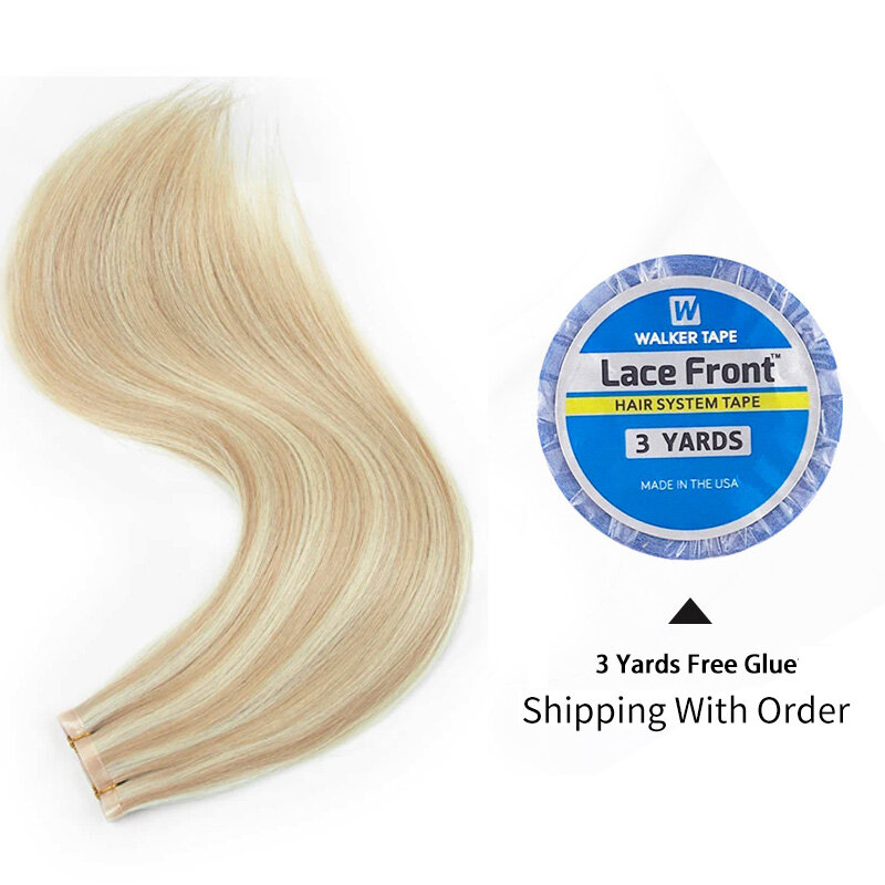 Long Weft Tape Bundles PU Skin Weft Tape in Human Extensions No Glue Natural Human Hair For Fine Hair 40-50G 12-24inch 80cm Weft