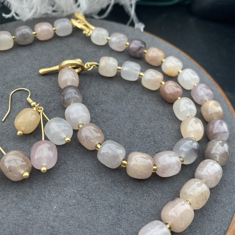 Collana di perline di vetro con perline fatte a mano temperamento Vintage per gioielli girocollo per feste regalo ragazza da donna all'ingrosso