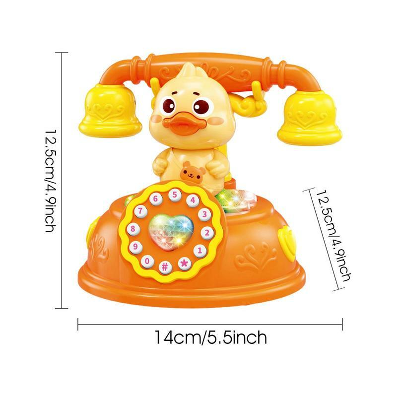 Телефонная игрушка заводная детская имитация телефона Игрушки для раннего развития детская игрушка телефон музыкальные электронные игрушки Настольные декорации