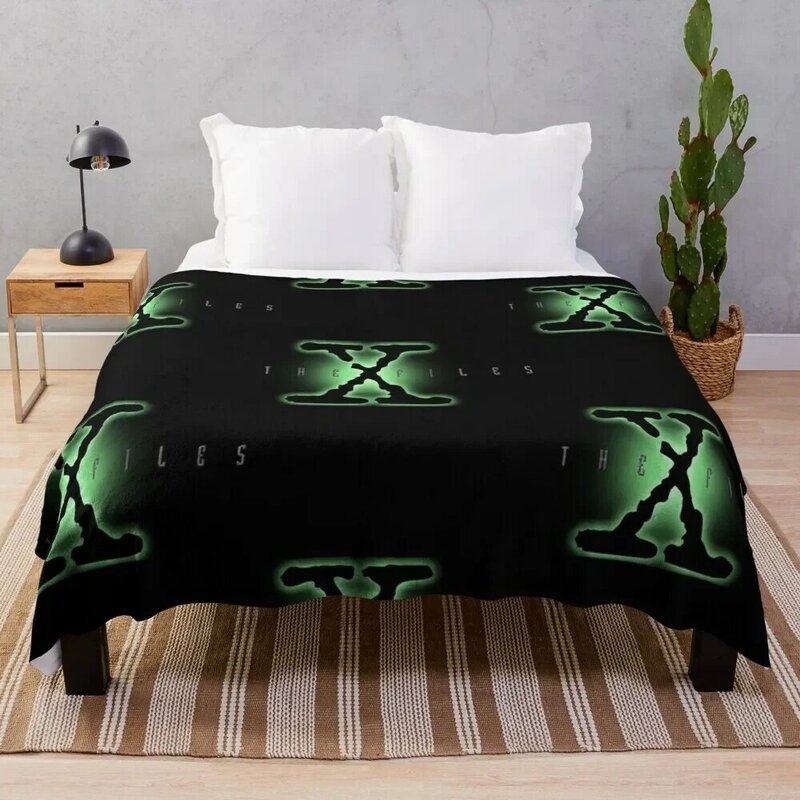 O cobertor em forma de arquivos X para sofá e cama, cobertores xadrez, elegante e bonito
