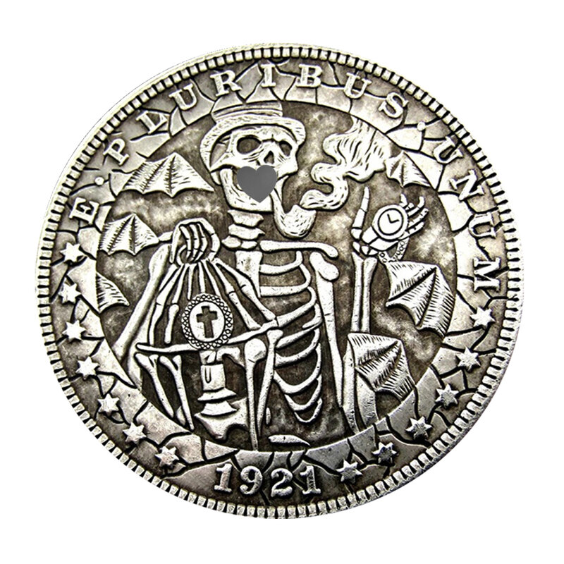 Luxury 3D Girl Love Fun Couple Art Coin/Nightclub Decision Coin/Good Luck Commemorative Pocket Coin+Gift Bag