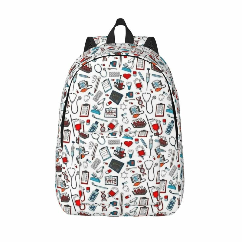 Nurse Medical Tools Backpack for Kindergarten Primary School Student Book Bags Boy Girl Kids Daypack Travel