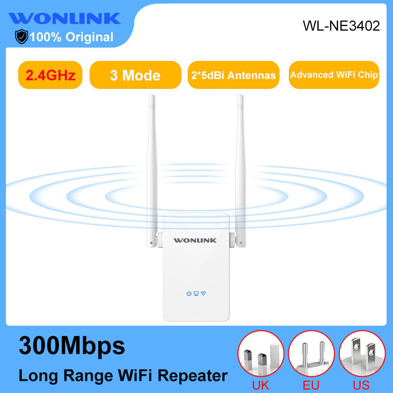 Wzmacniacz sygnału WiFi dalekiego zasięgu Repeater 300 mb/s bezprzewodowy ulepszony router WPS szybkie szyfrowanie Extender zasięgu z anteną Wi-Fi