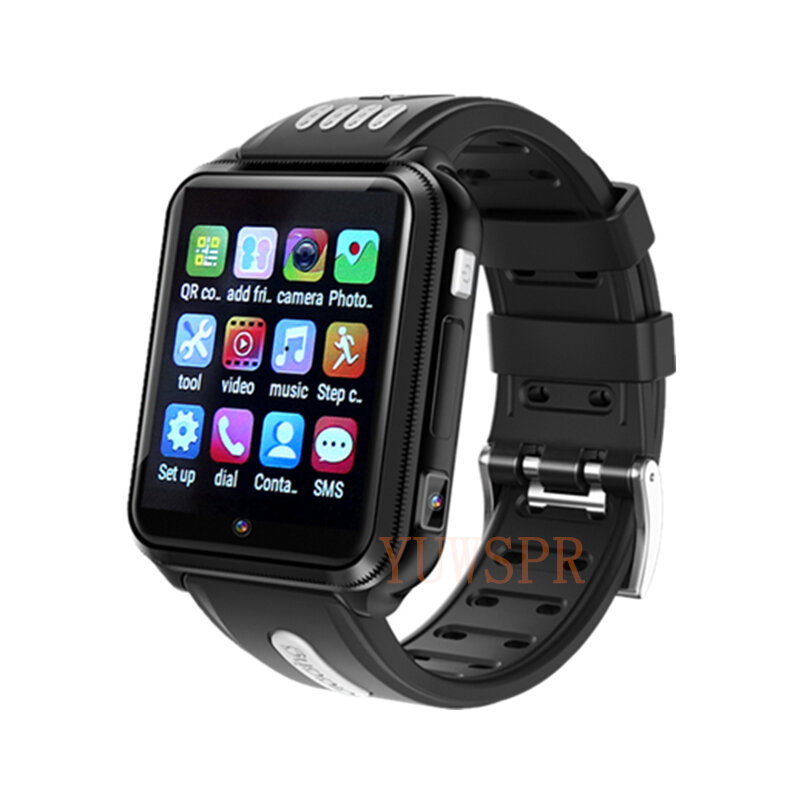 Kinderen Gps Smart Horloge 1080Mah 1G + 8G Googleplay Downloaden App Gps Wifi Locatie Sms Sim Telefoon klok Voor Studenten Meisjes Jongens H1