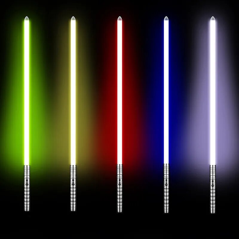 RGB Metal Lightsaber Laser Sword Rave lampeggiante Cosplay Sabre De Luz arma Light Stick luminoso Cool Toys Led Stick