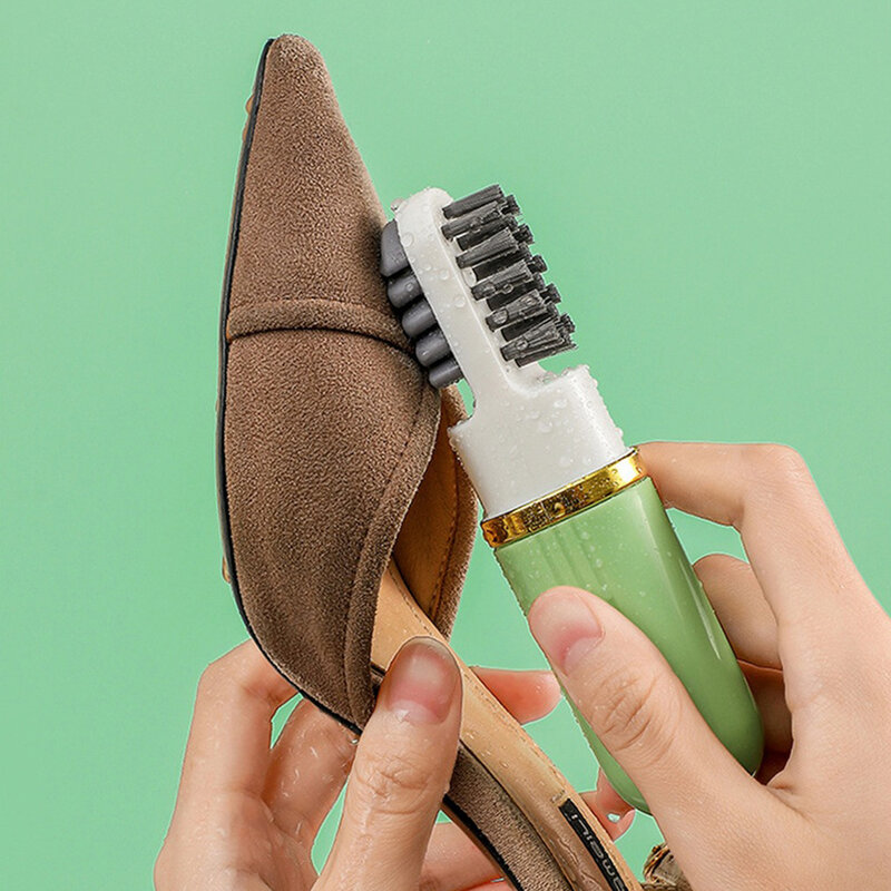 Cepillo de limpieza de zapatos, limpieza efectiva, dualidad, facilidad de uso, se puede raspar, accesorios para zapatos, artefacto para zapatos
