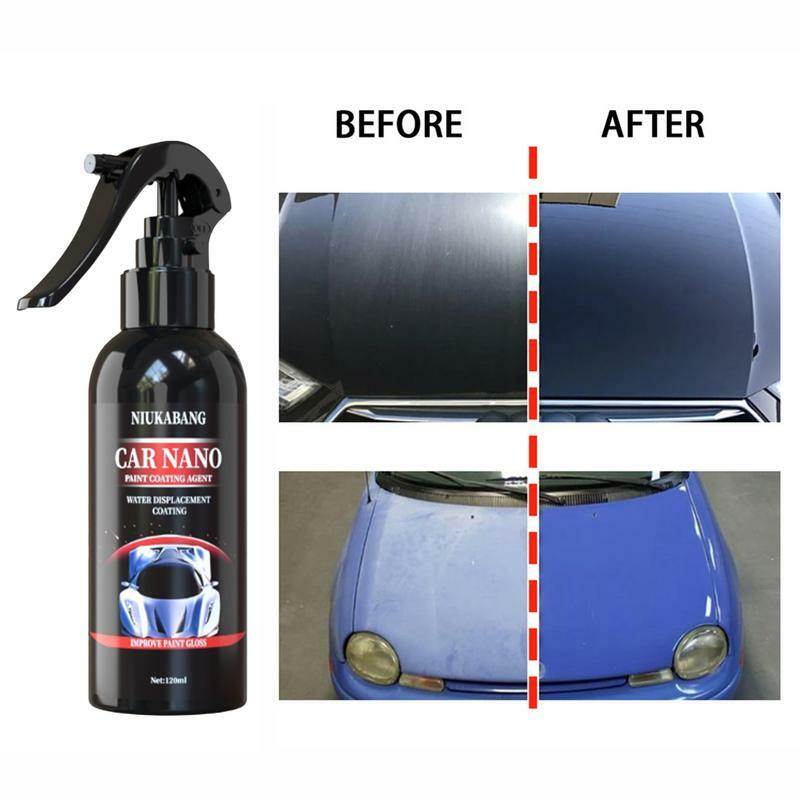 Nano Spray para coche, agente de reparación de 120ml, herramienta de cuidado de vehículos con revestimiento de barrera para Sedán, furgoneta, SUV y camión