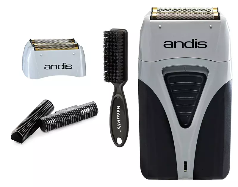 ANDIS Profoil-Afeitadora eléctrica para hombre, máquina de afeitar Original de litio Plus 17205, para limpieza de cabello de peluquero