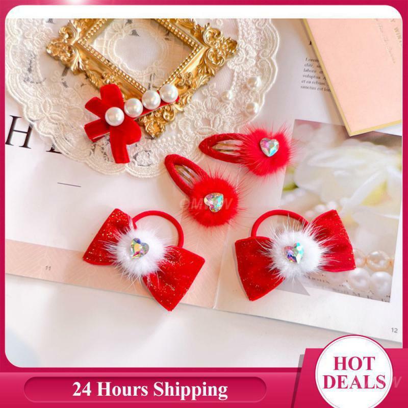 Bow Hairpin Brightly Colored Velvet Fabric Solid Color Hairpin Hair Accessories Girl's Hairpin Fine Workmanship Velvet Hairpin