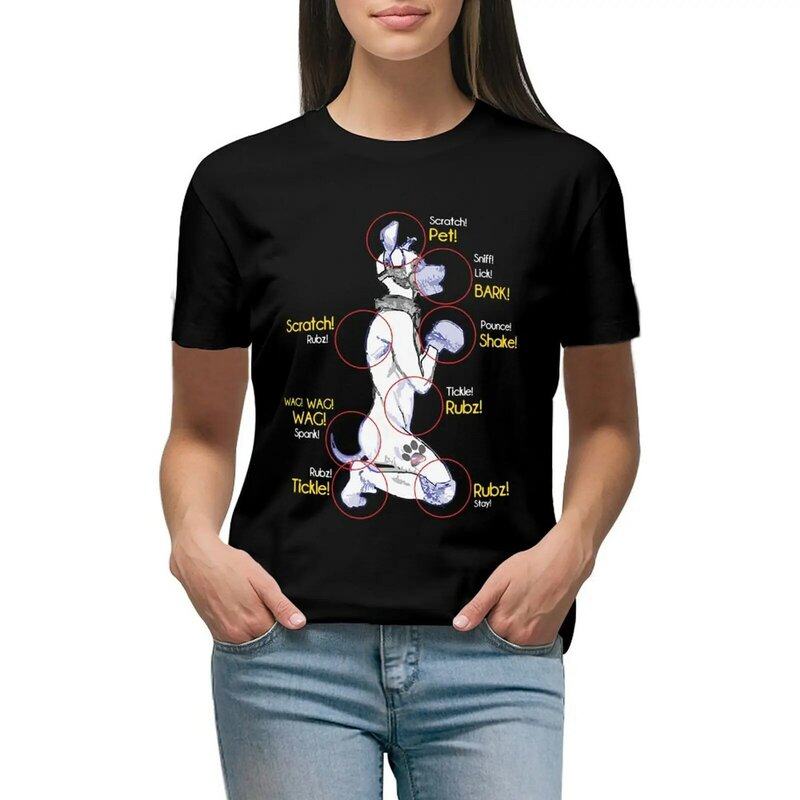 Menschlicher Welpe spielen T-Shirt-Welpen Diagramm Welpen Stolz T-Shirt Sommer Top Grafik Frau T-Shirts